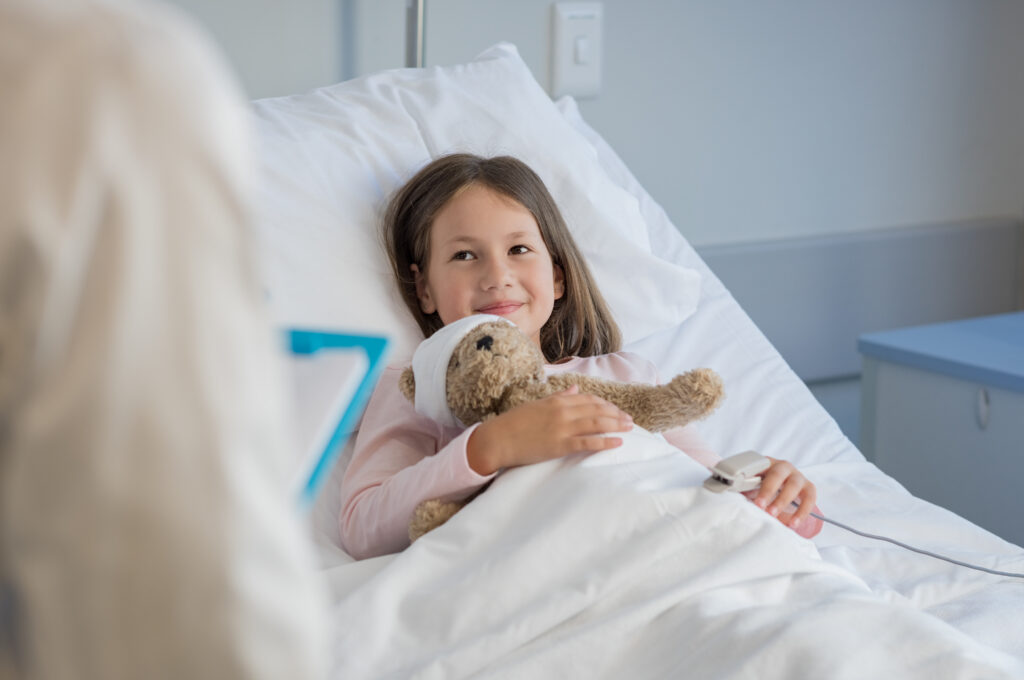 kid in hospital
