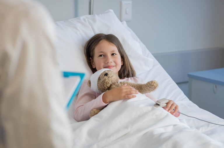 kid in hospital